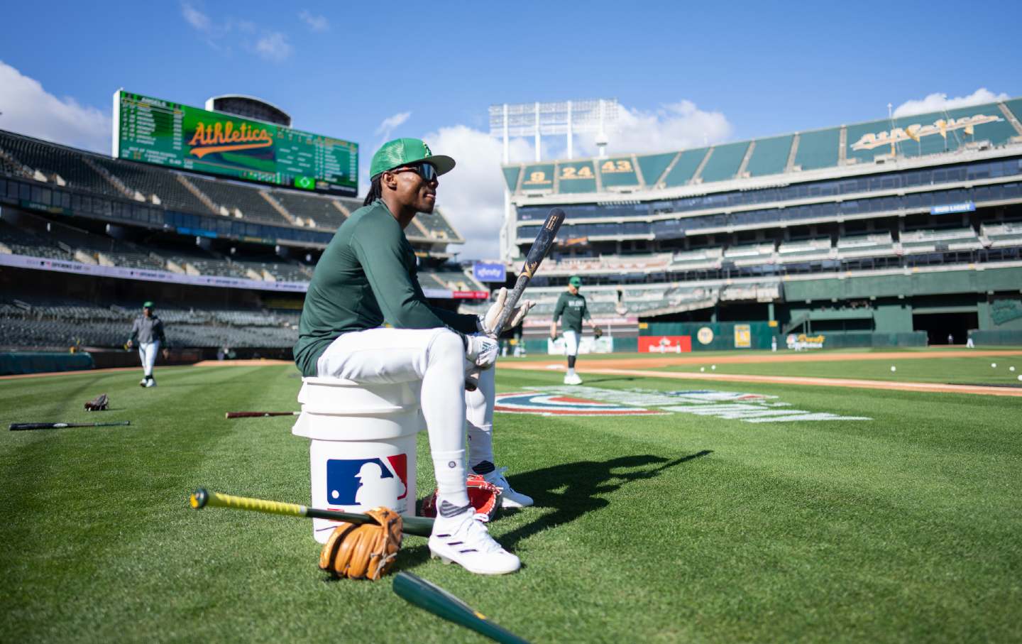 Esteury Ruiz of the Oakland Athletics