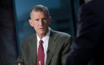 Gen. Stanley McChrystal, former commander of US and NATO forces in Afghanistan, talks prior to a Bloomberg Television interview in Washington, D.C. in 2013.