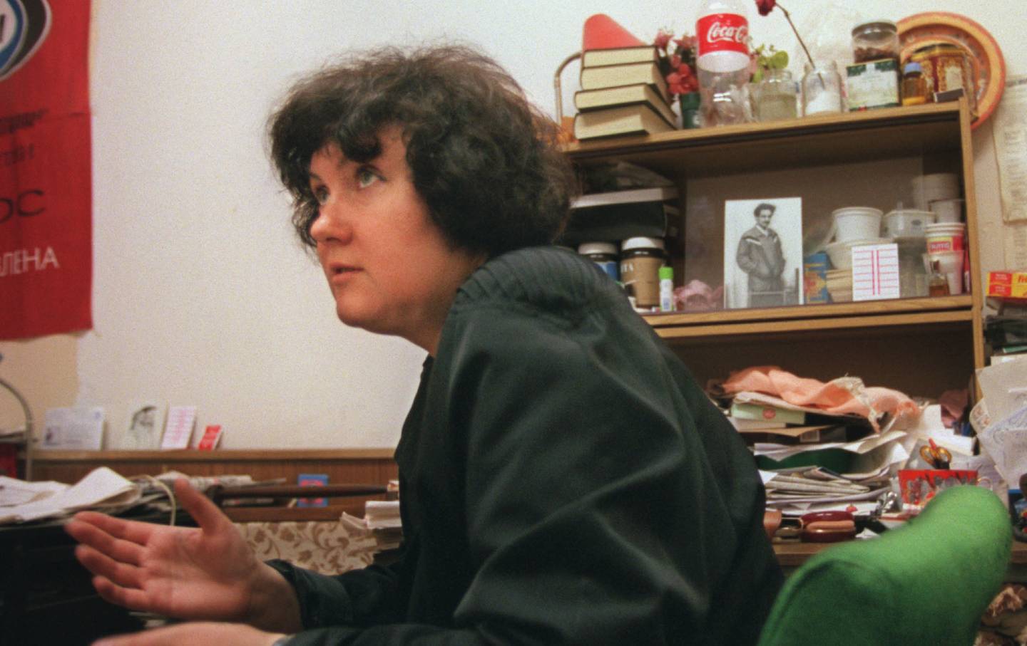 Nadezhda Azhgikhina in Moscow in 1999.