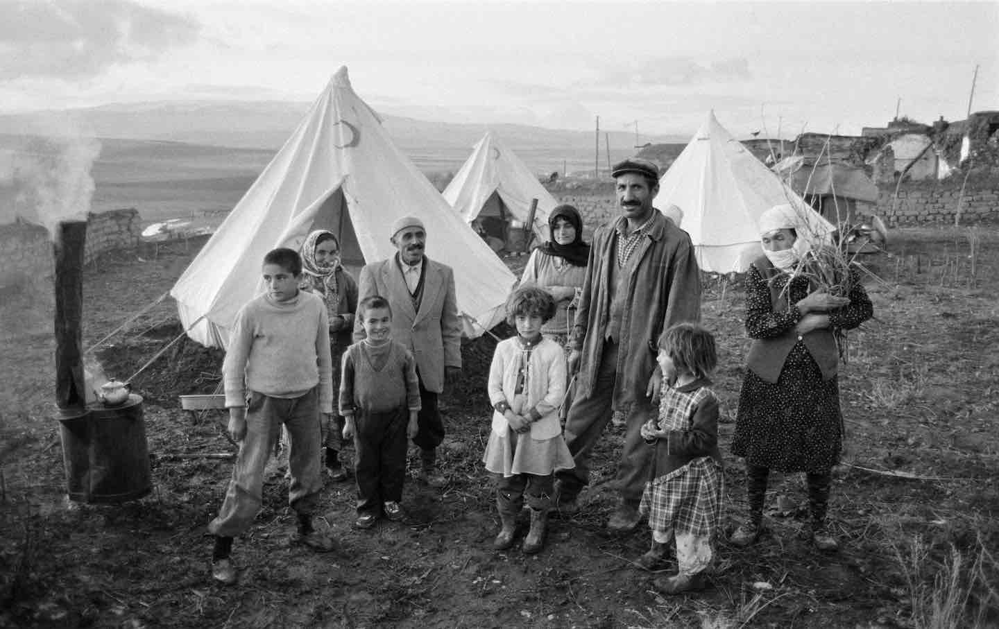 A village in the Eastern Anatolia region of Turkey after an earthquake in 1983.