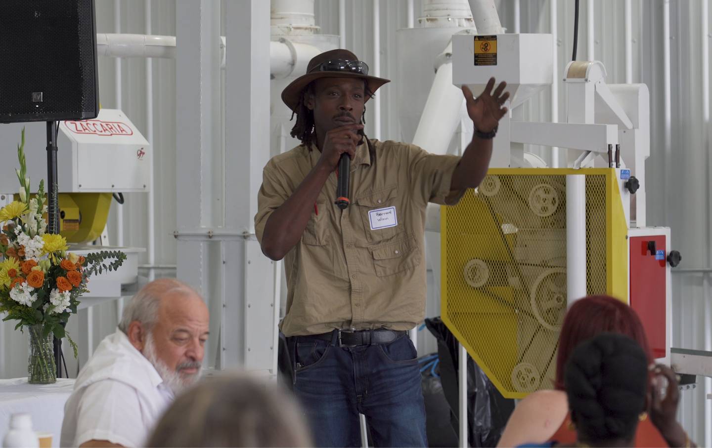 Bernard Winn speaking