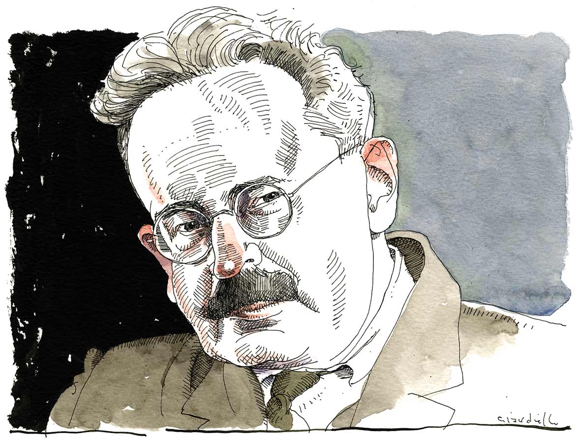 Walter Benjamin, by Joe Ciardiello