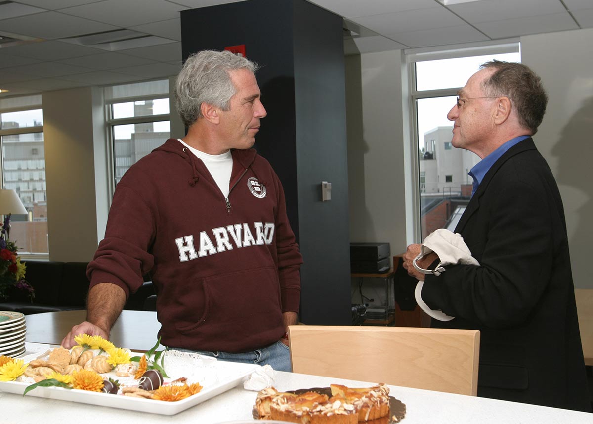 Law professor Alan Dershowitz cavorted with Epstein
