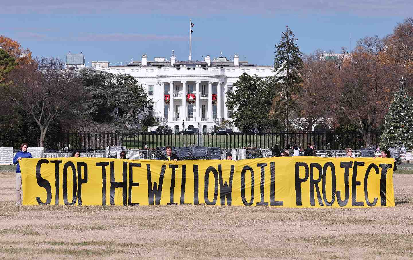 Willow Oil Project White House Protest