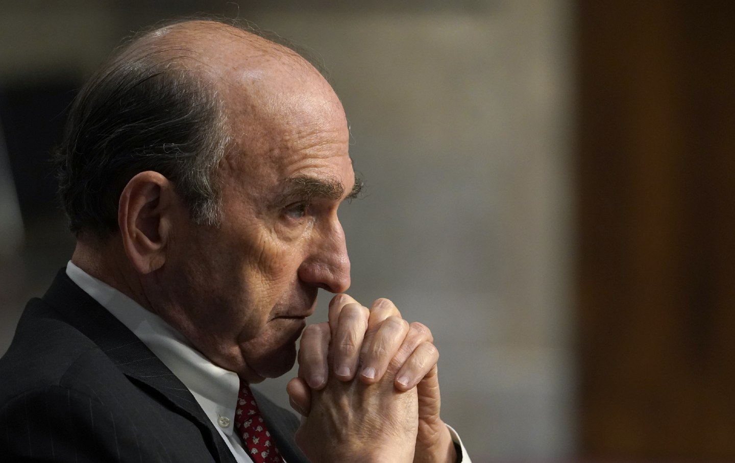 Elliott Abrams looking pensive