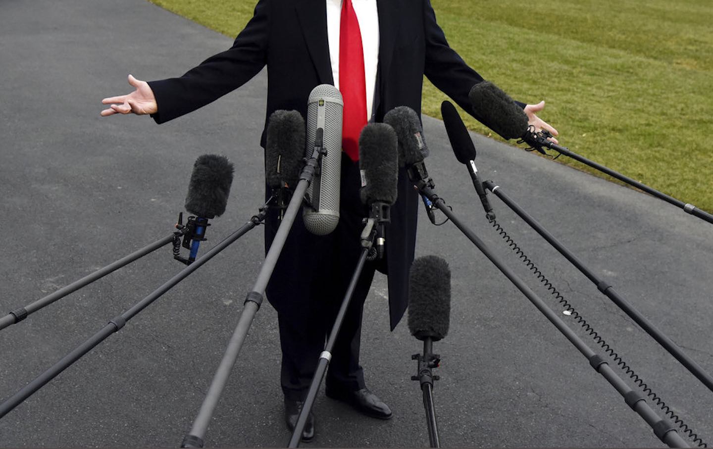 President Donald Trump Departs The White House - DC