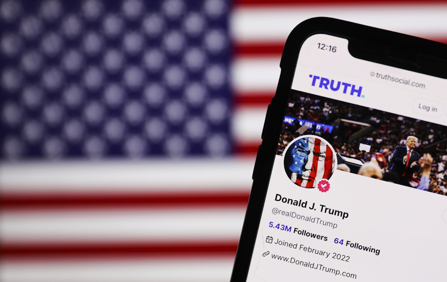 Donald Trump Truth Social Account Photo Illustrations