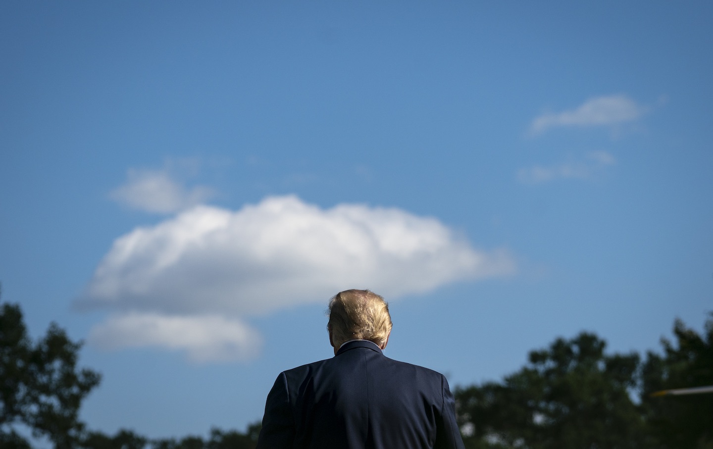 President Trump Departs White House For Campaign Stops In Minnesota