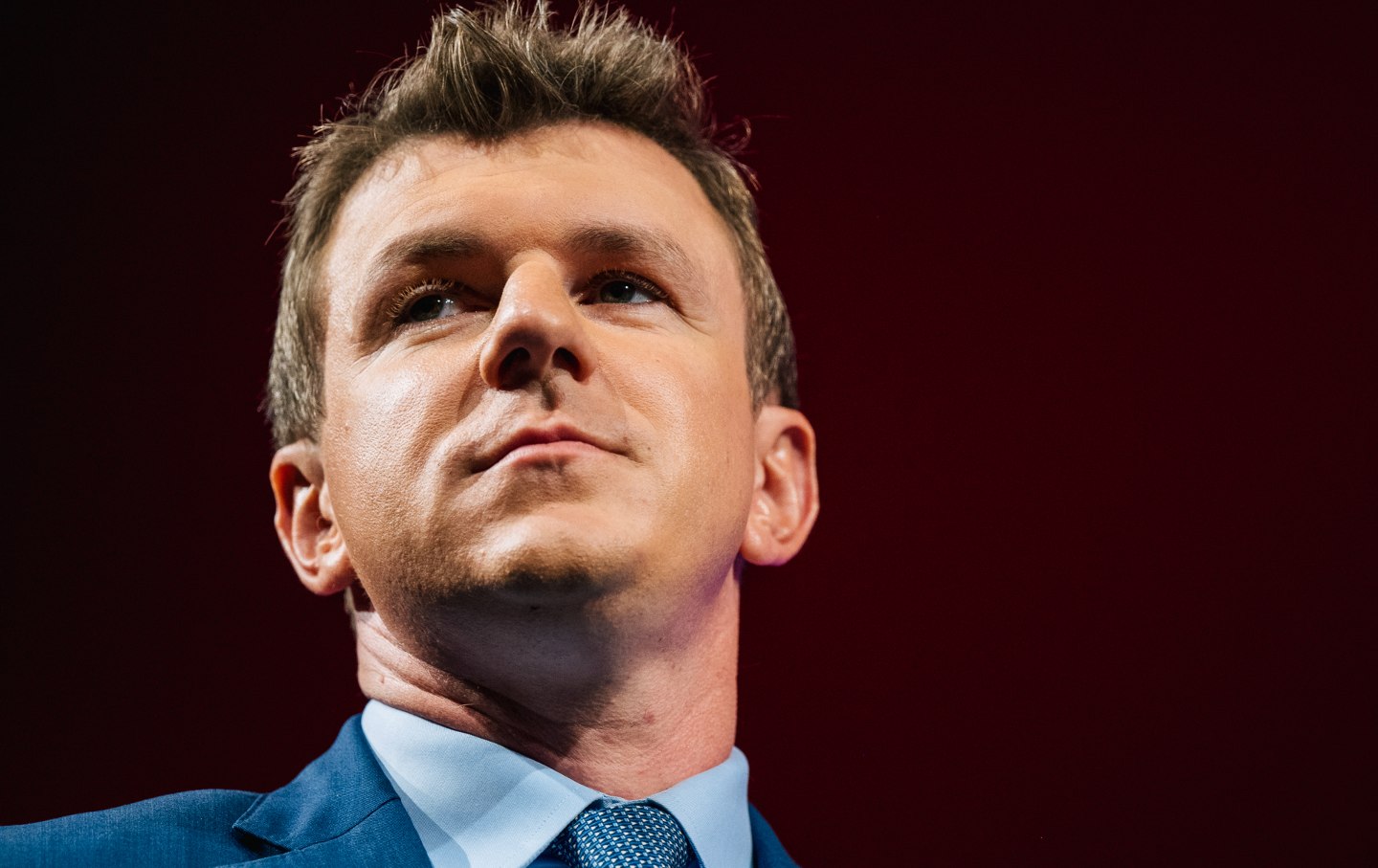 Project Veritas founder James O'Keefe at the 2021 Conservative Political Action Conference in Dallas, Texas.