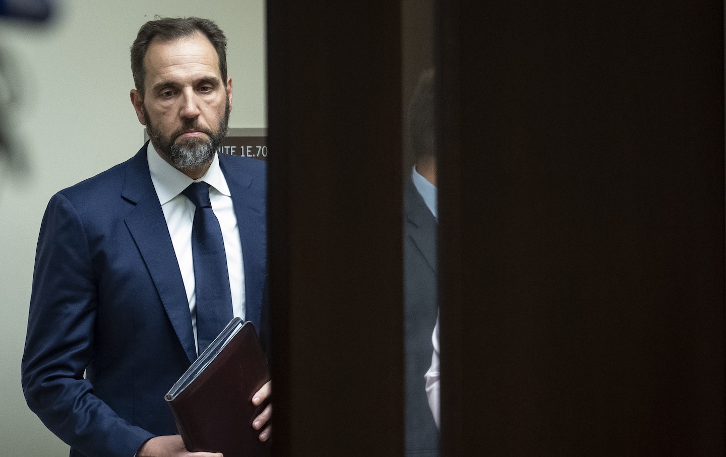 Special counsel Jack Smith arrives to give remarks on a recently unsealed indictment including four felony counts against former US President Donald Trump on August 1, 2023, in Washington, D.C.