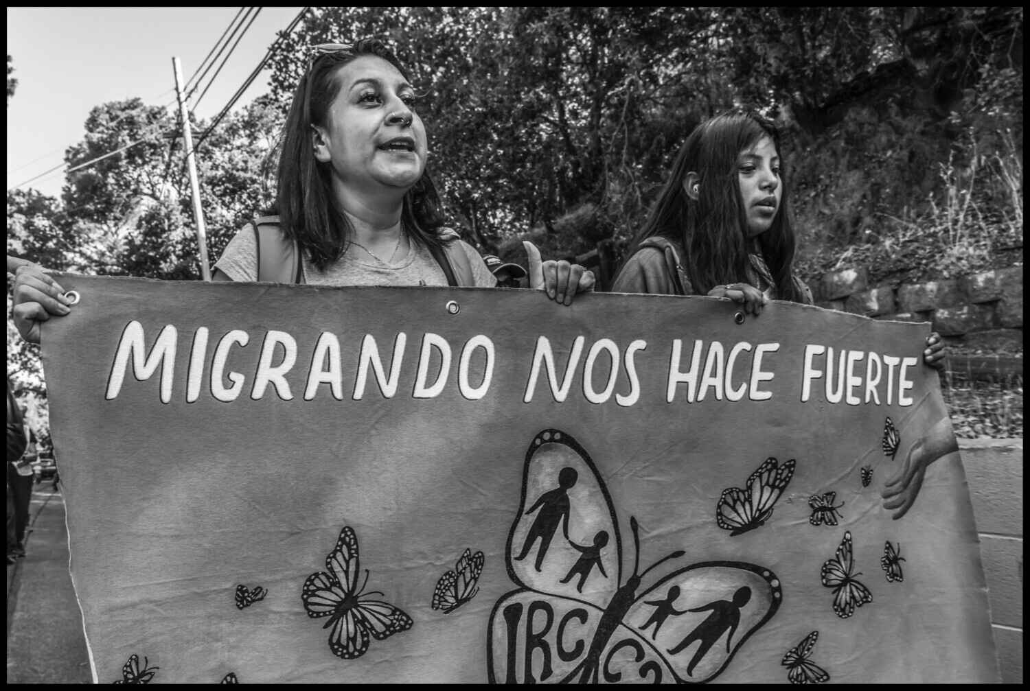 Farmworkers march in support of the Registry Bill in California