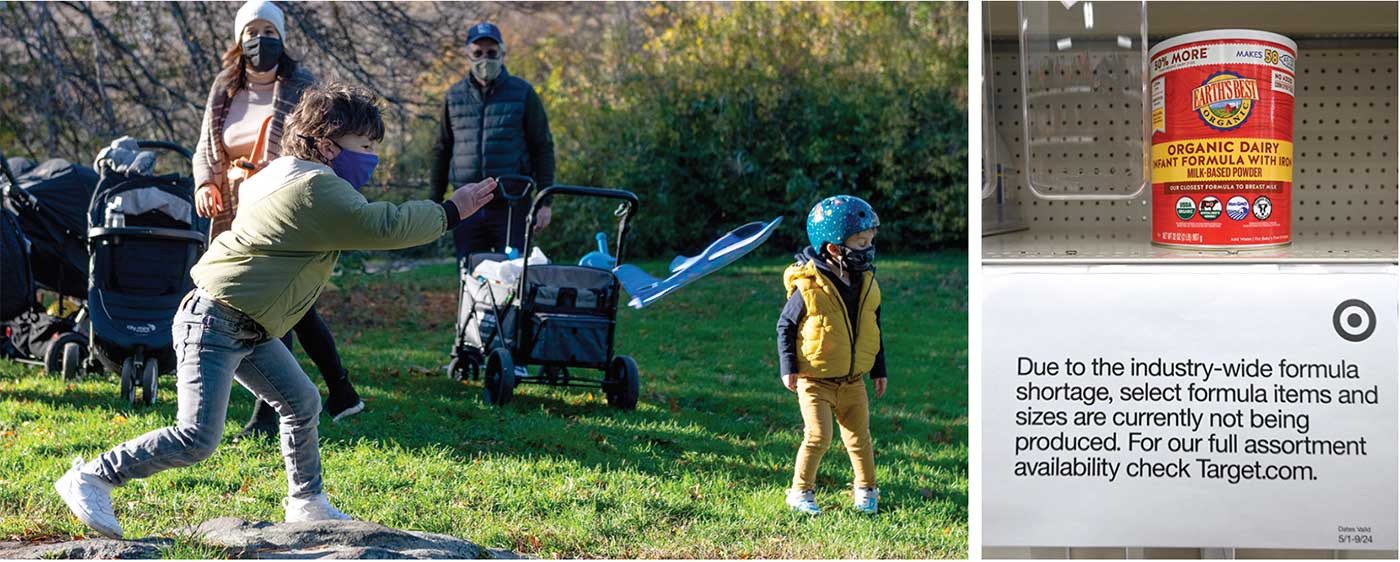 The pandemic not only saw shortages of everything from masks to infant formula. Even the ability of children to play outdoors was severly limited during luckdown.