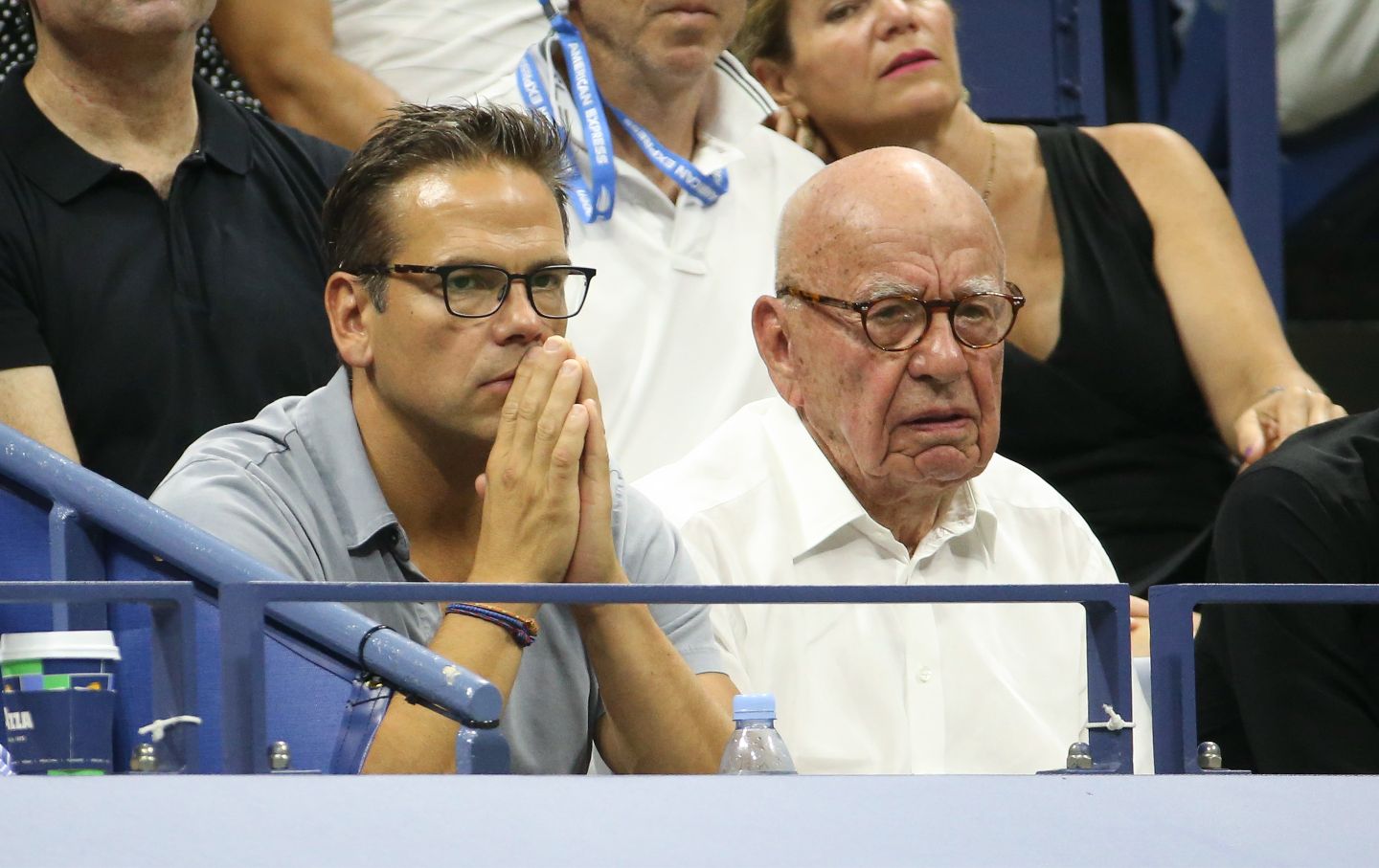 Succession for suckers: While Lachlan Murdoch (left) gets the fancy title, Rupert retains the ultimate power.