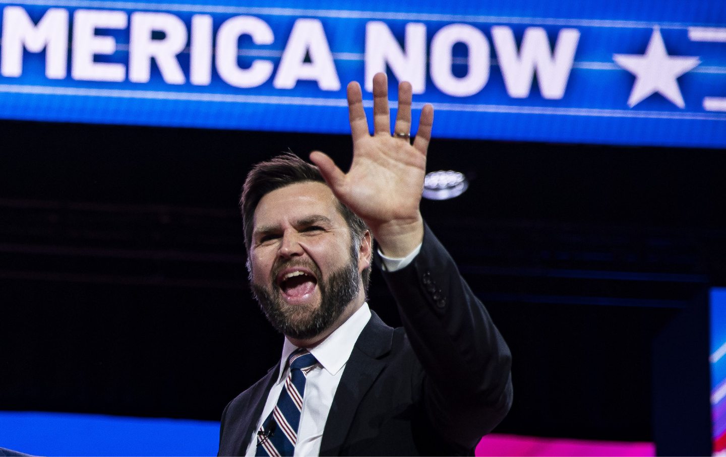 JD Vance, a Republican from Ohio, during the Conservative Political Action Conference (CPAC) in National Harbor, Maryland, US, on Thursday, March 2, 2023.