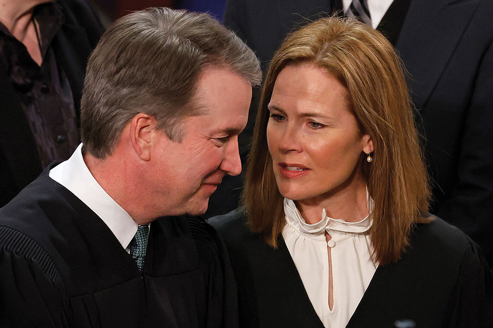 This term, Justices Amy Coney Barrett and Brett Kavanaugh will often be the swing vot