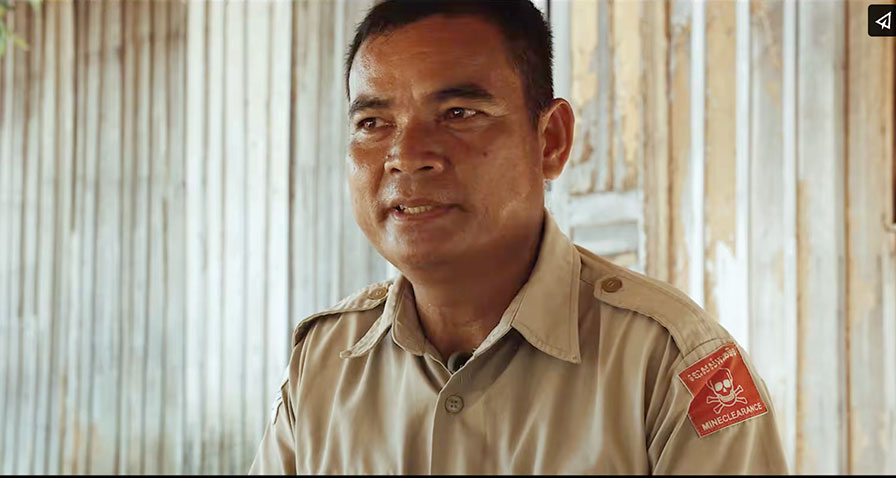 Former refugee Ny Ra leads demining operations for HALO in his native Cambodia.