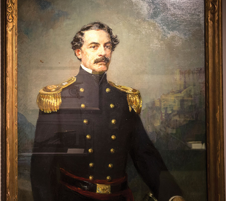 A portrait of Robert E. Lee was displayed at West Point’s library until the end of 2022.