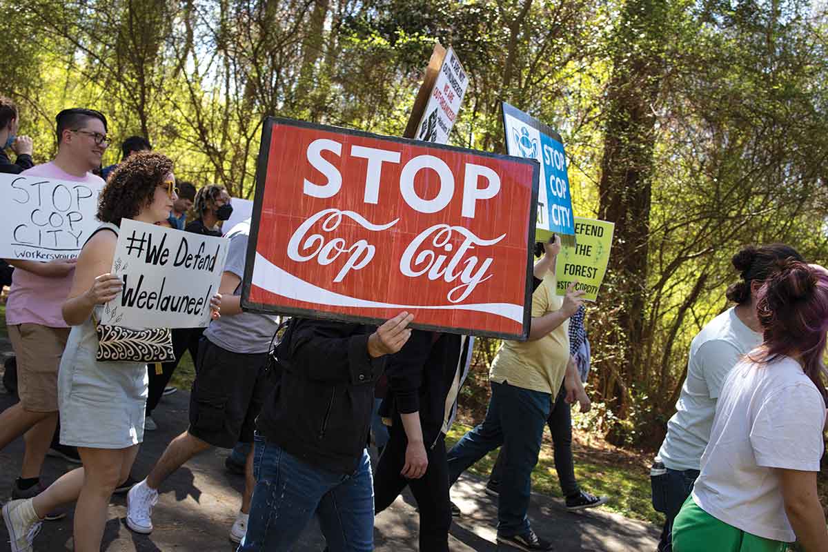 The Stop Cop City campaign in Atlanta is just one of the many climate justice movements in the government crosshairs.