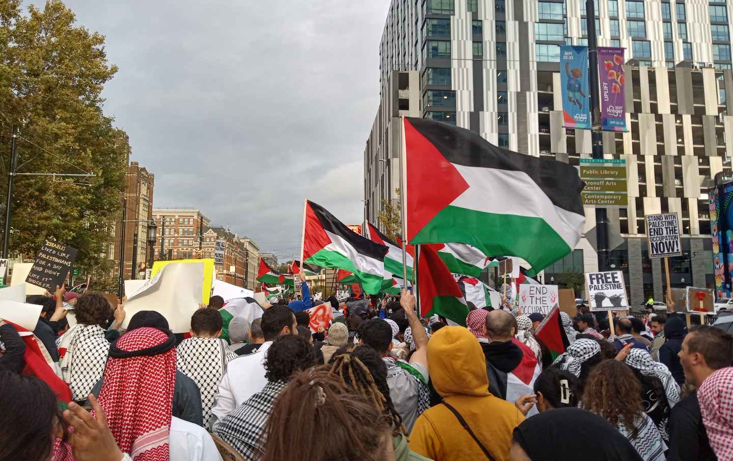 Cincinnati Ohio Palestine Protest