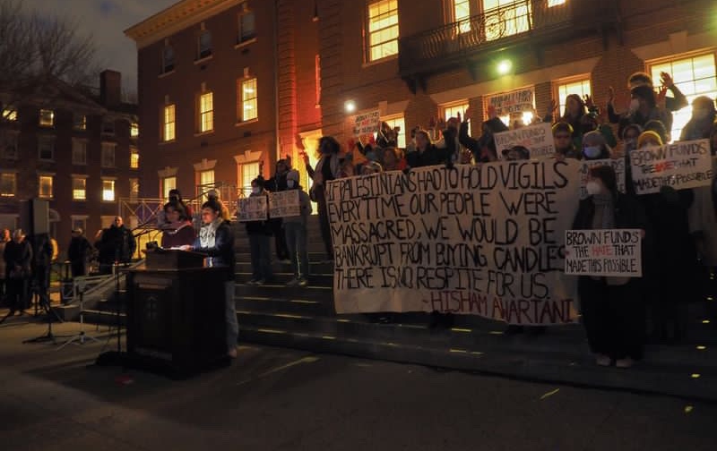 Brown University Protest for Divestment