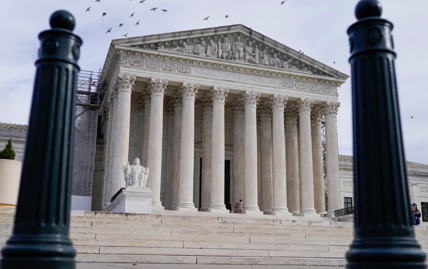 The US Supreme Court Building.