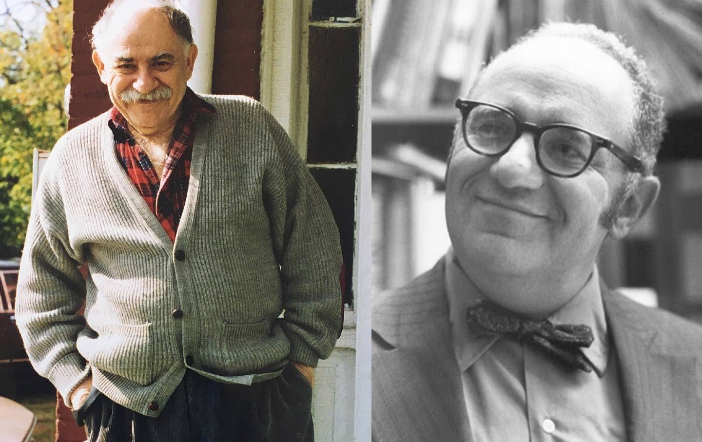Murray Bookchin (left) and Murray Rothbard.