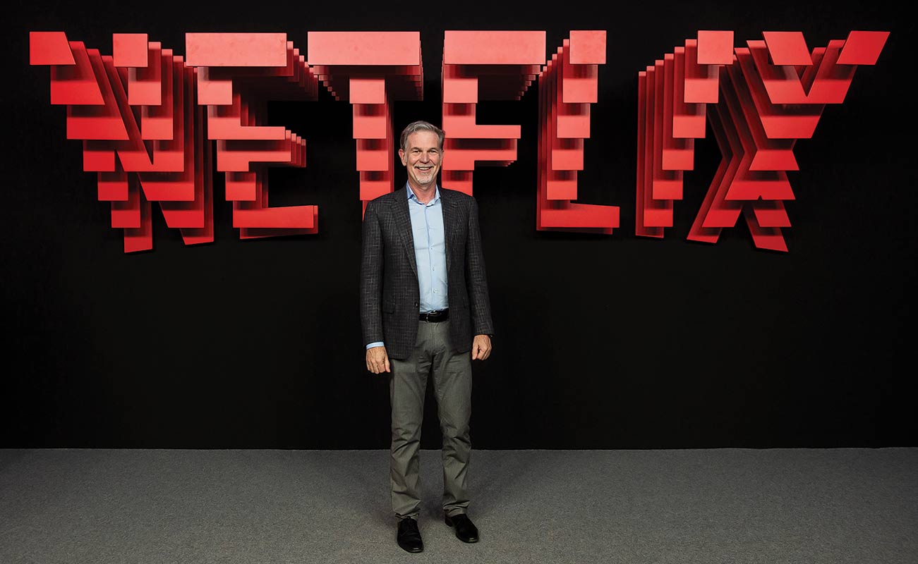 Reed Hastings, the CEO of Netflix, at an event in Madrid in 2019.
