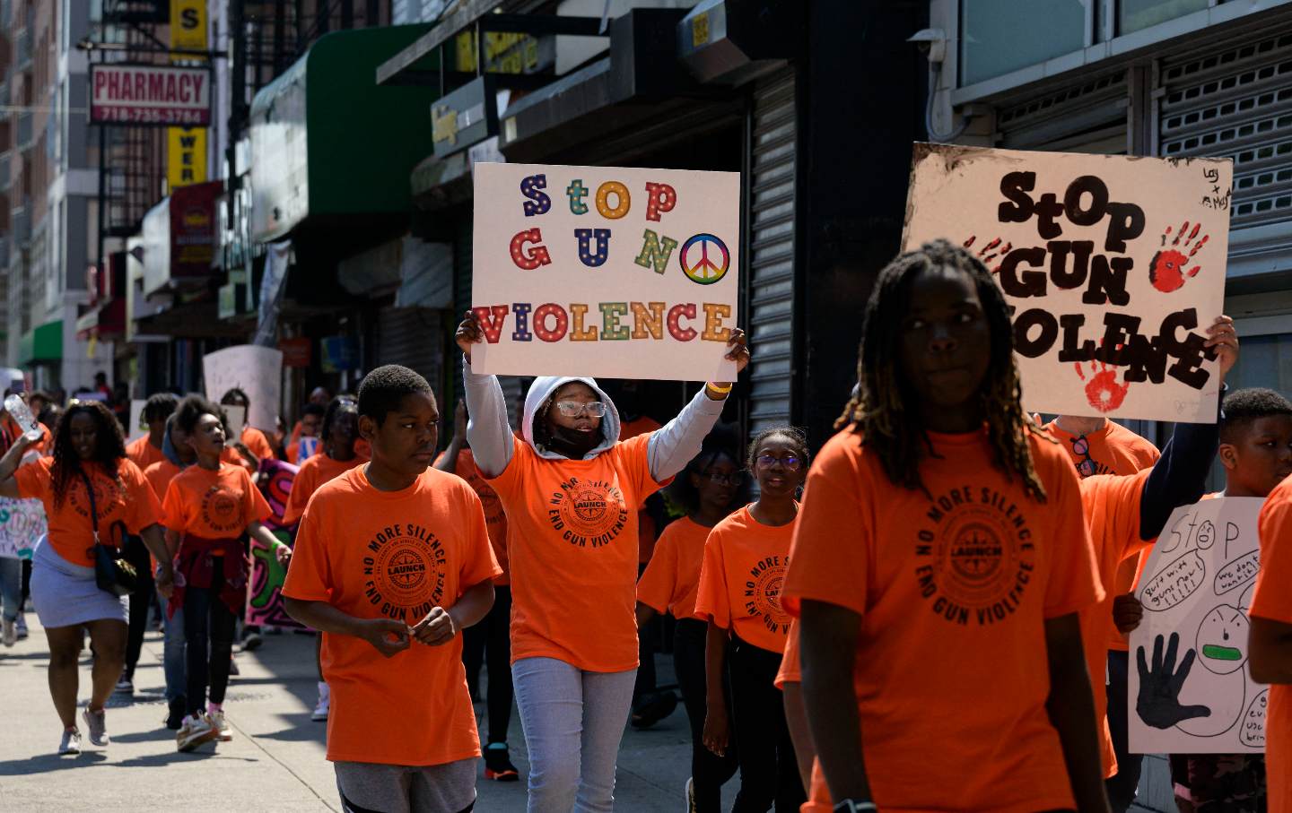 US Shootings Protest