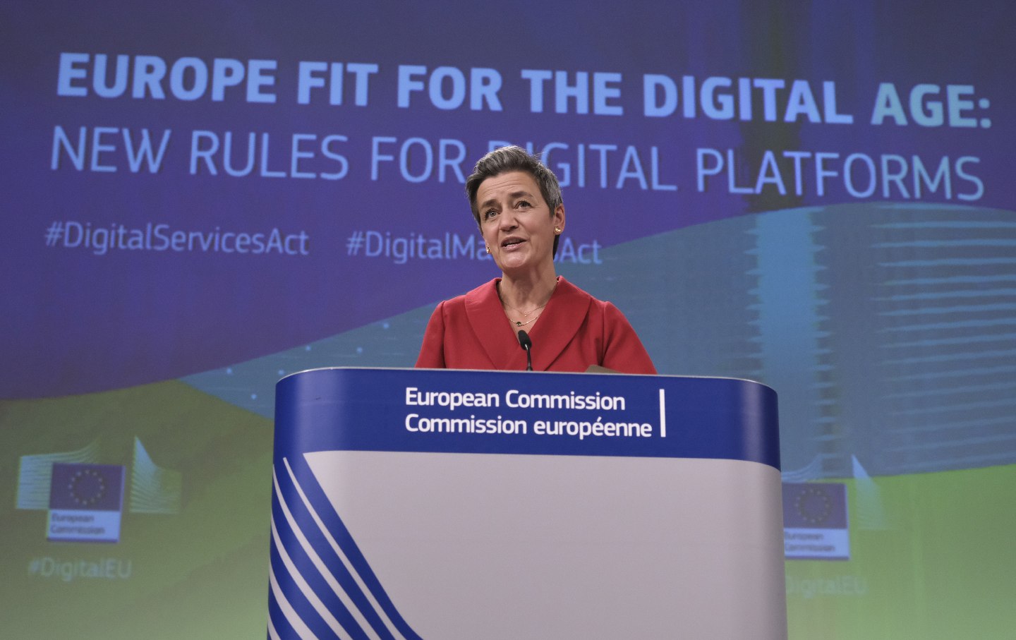 EU Commission Vice President Margrethe Vestager