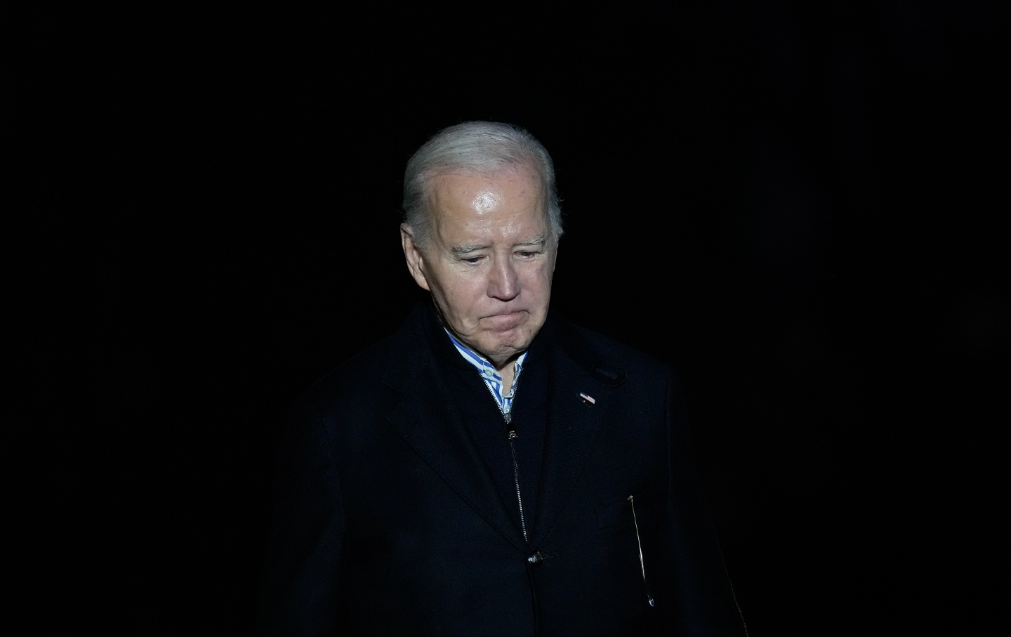 President Joe Biden returns to the White House December 20, 2023 in Washington, D.C.