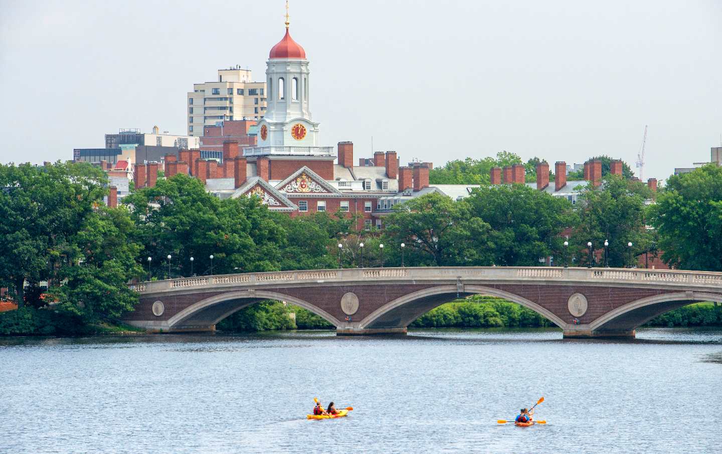 The Harvard University campus in Cambridge, Boston, Massachusetts.