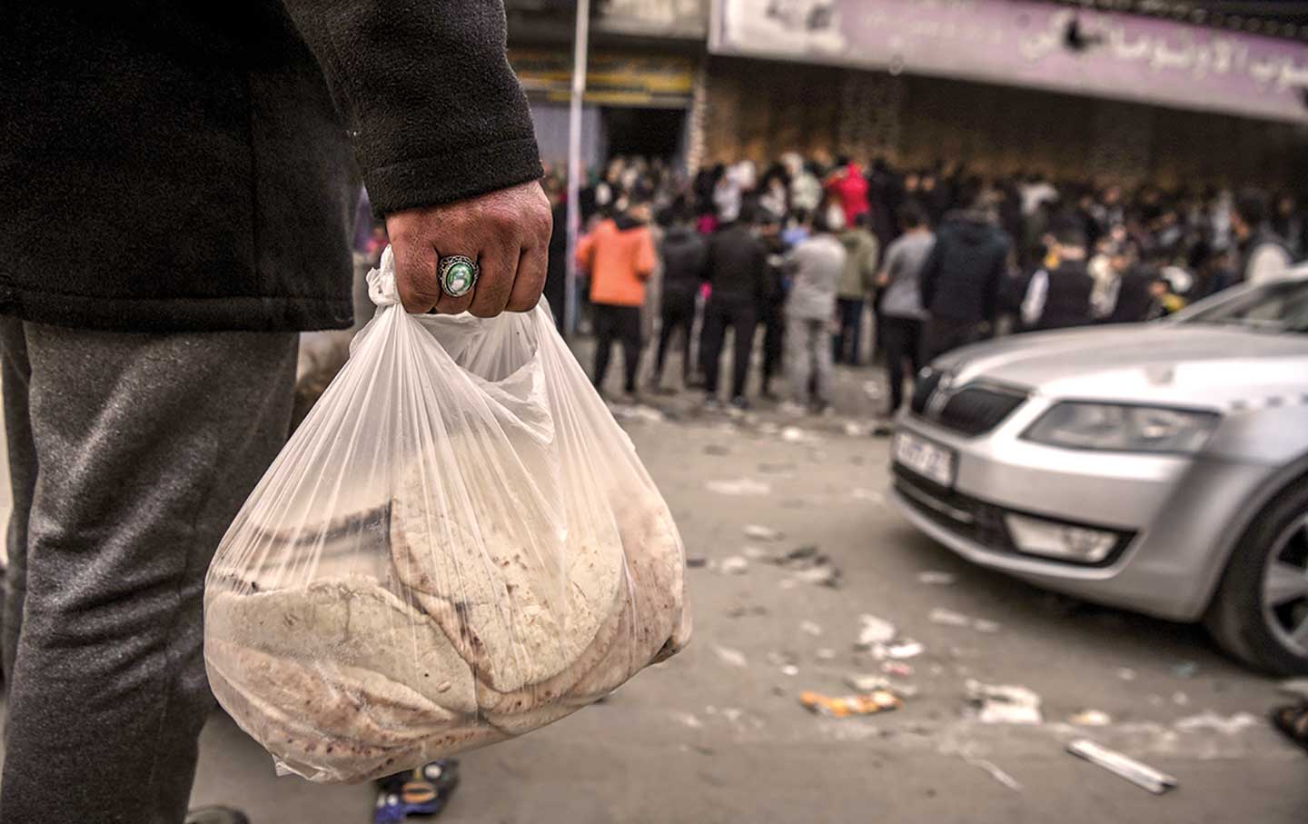 In Gaza, simply getting ahold of some bread counts as a win these days.