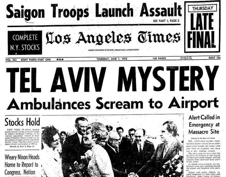 The 1972 Lod Airport massacre in Tel Aviv brought questions about Jewish and Asian identity to the surface.
