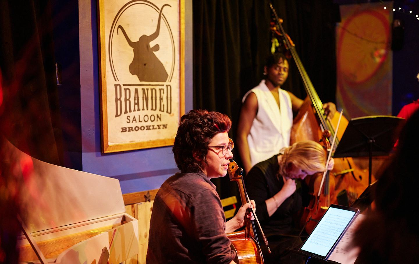 A ChamberQUEER performance at Branded Saloon in Brooklyn.