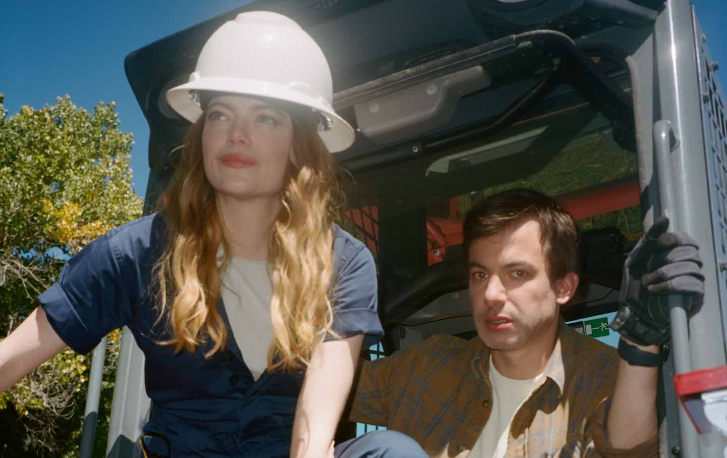 Emma Stone as Whitney and Nathan Fielder as Asher in “The Curse.”