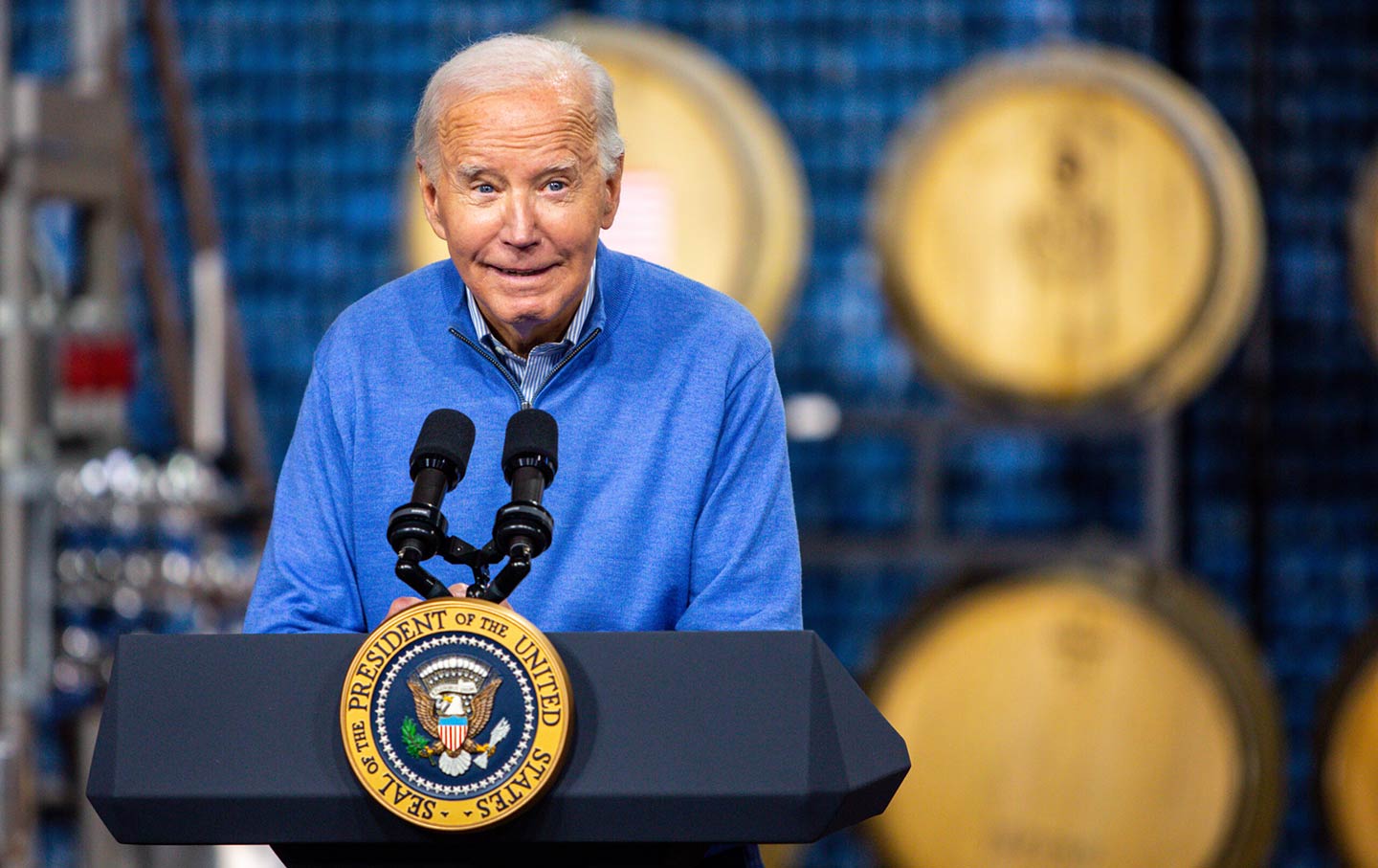 President Joe Biden announces almost $5 billion for 37 transportation projects across the US.