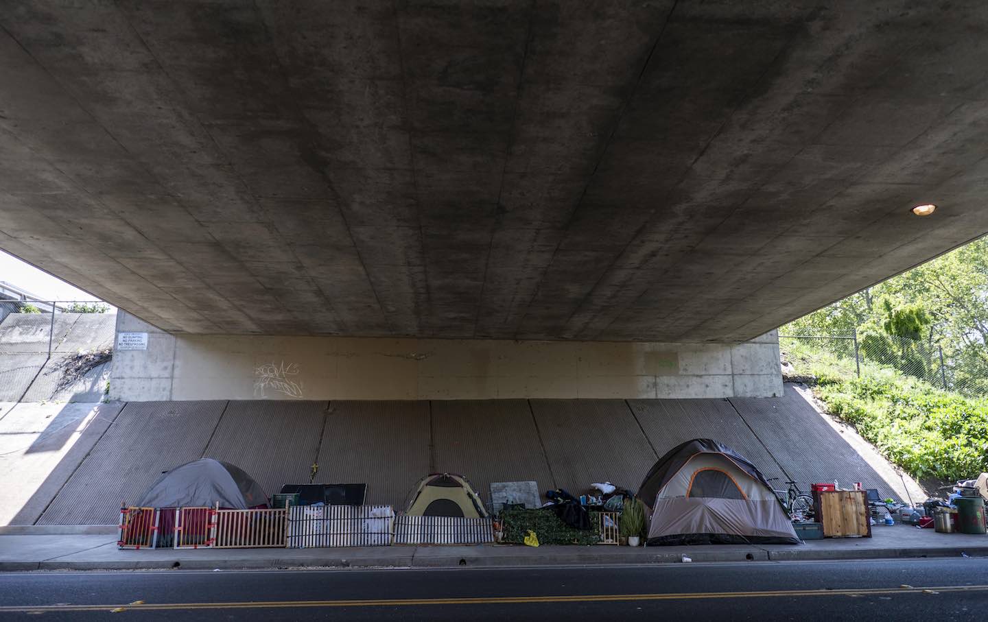 Sacramento encampment
