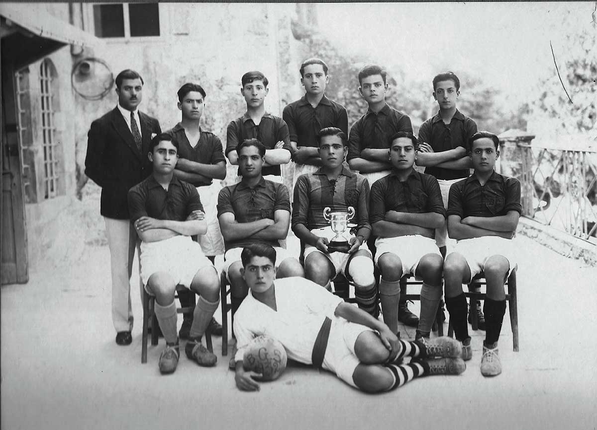 The first Bethlehem football team, 1932.