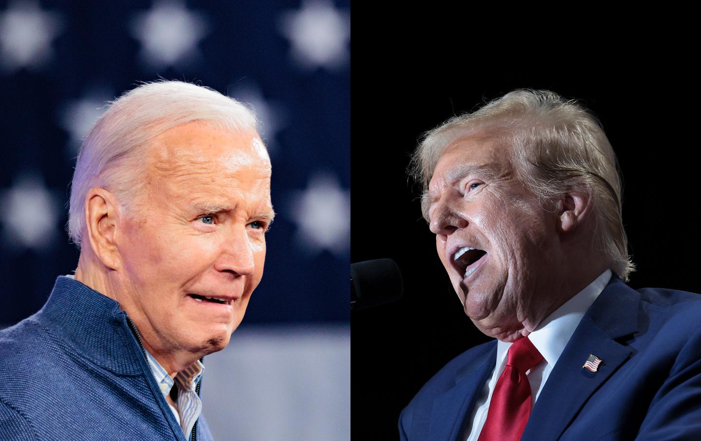 Joe Biden and Donald Trump