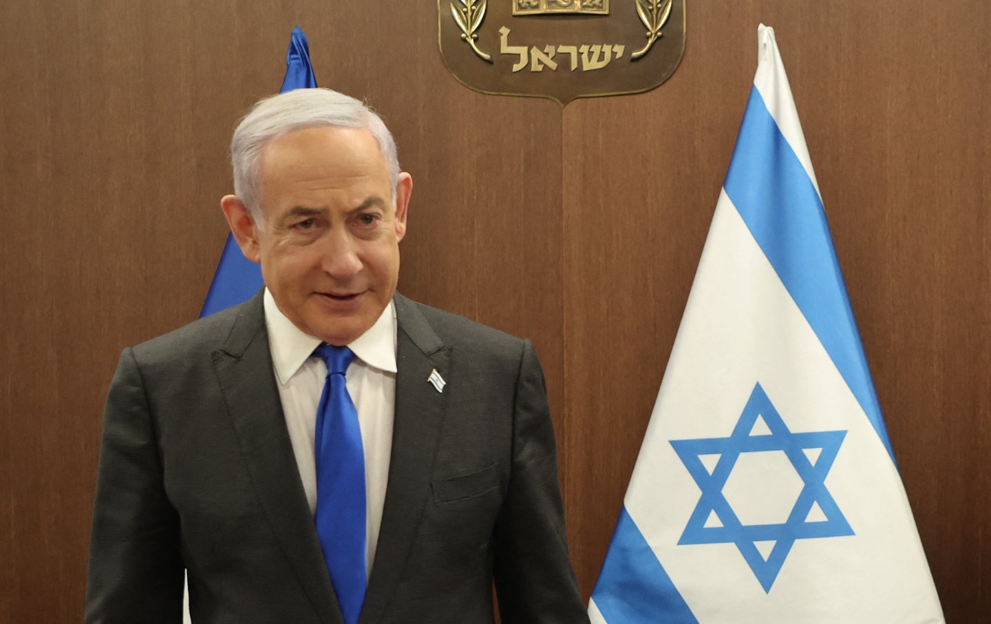 Benjamin Netanyahu in Jerusalem on February 5, 2024.