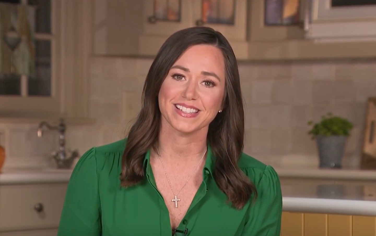 Alabama senator Katie Britt in a kitchen