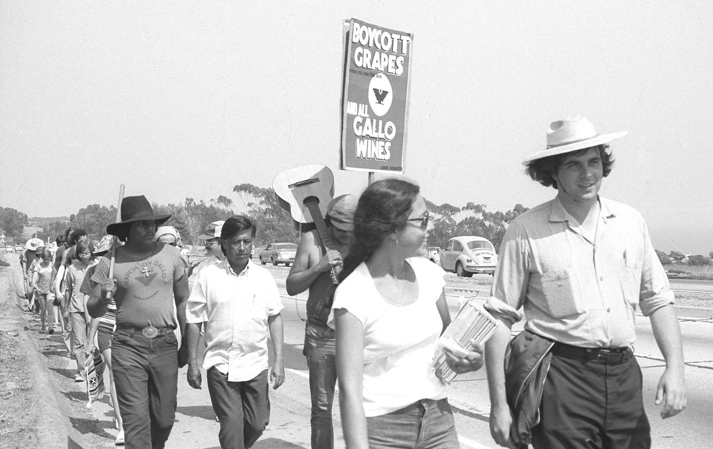 The United Farm Worker's 1,000 Mile March, 1975.