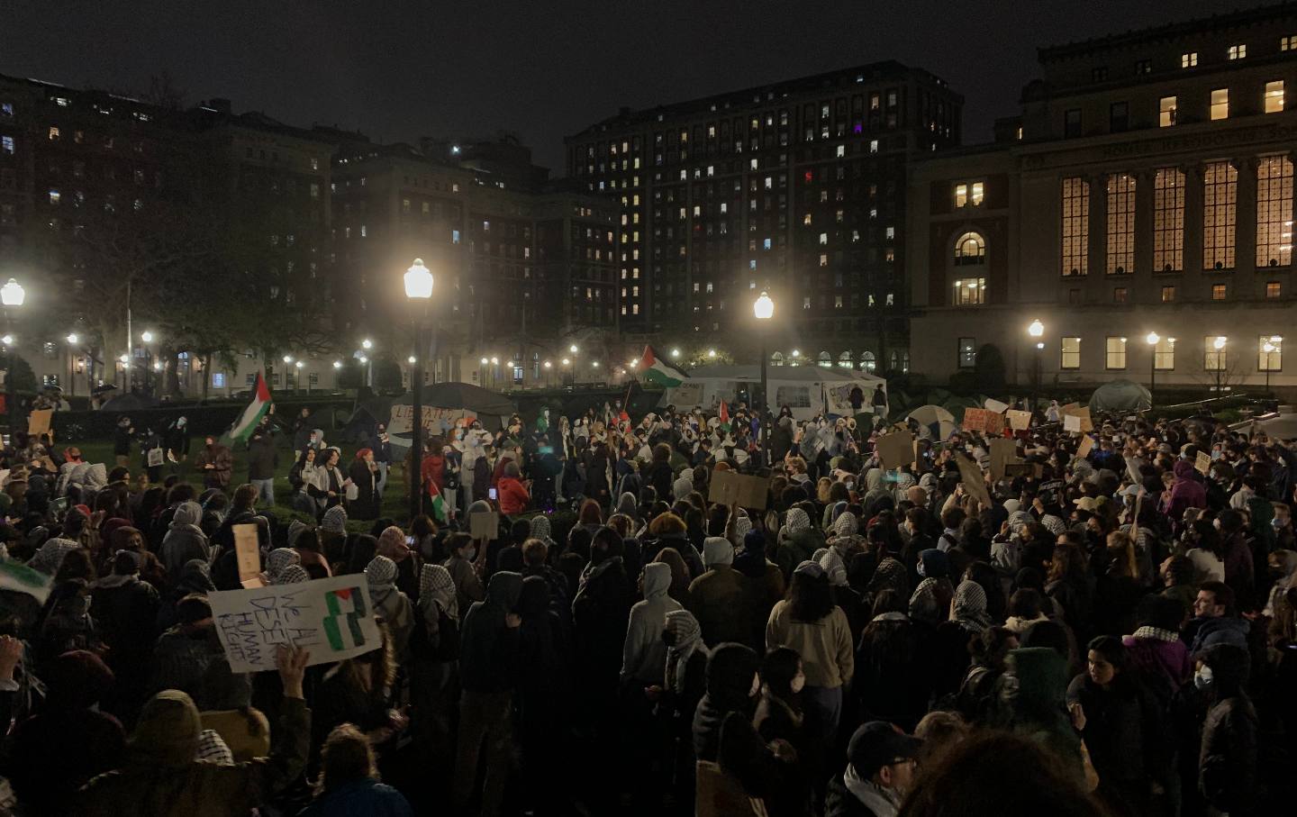 The Gaza Solidarity Encampment at Columbia University