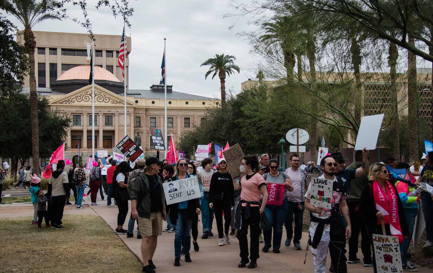 Women's March Rally Ahead Of Roe V. Wade Anniversary