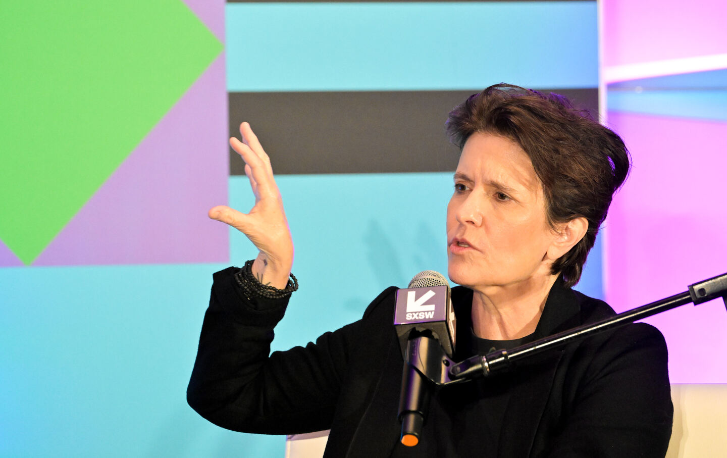 Kara Swisher at “On with Kara Swisher” Live Featuring Mark Cuban as part of SXSW 2024 Conference and Festivals on March 10, 2024.