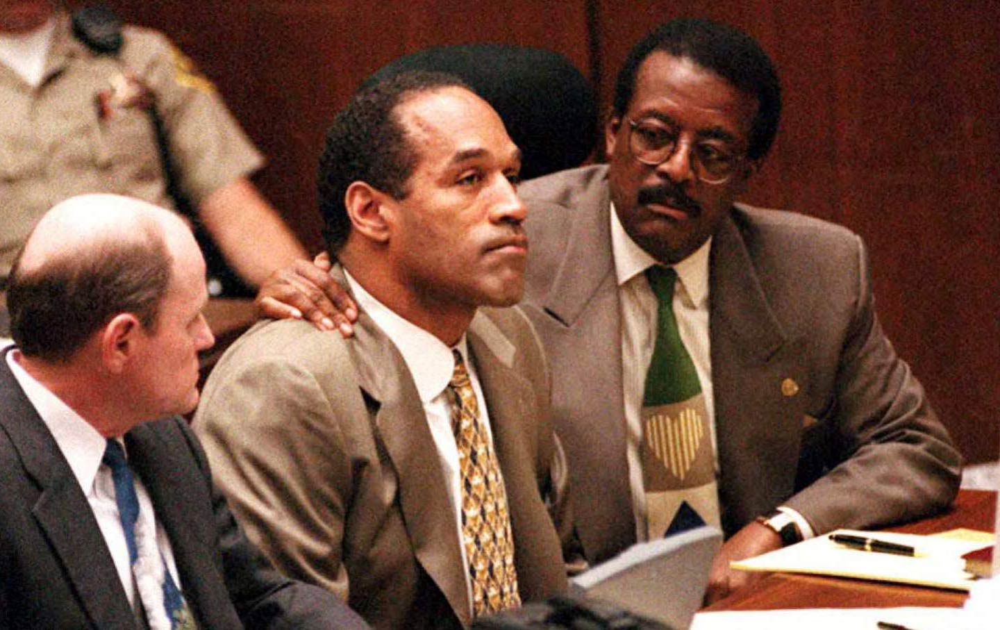 O.J. Simpson at his 1995 trial