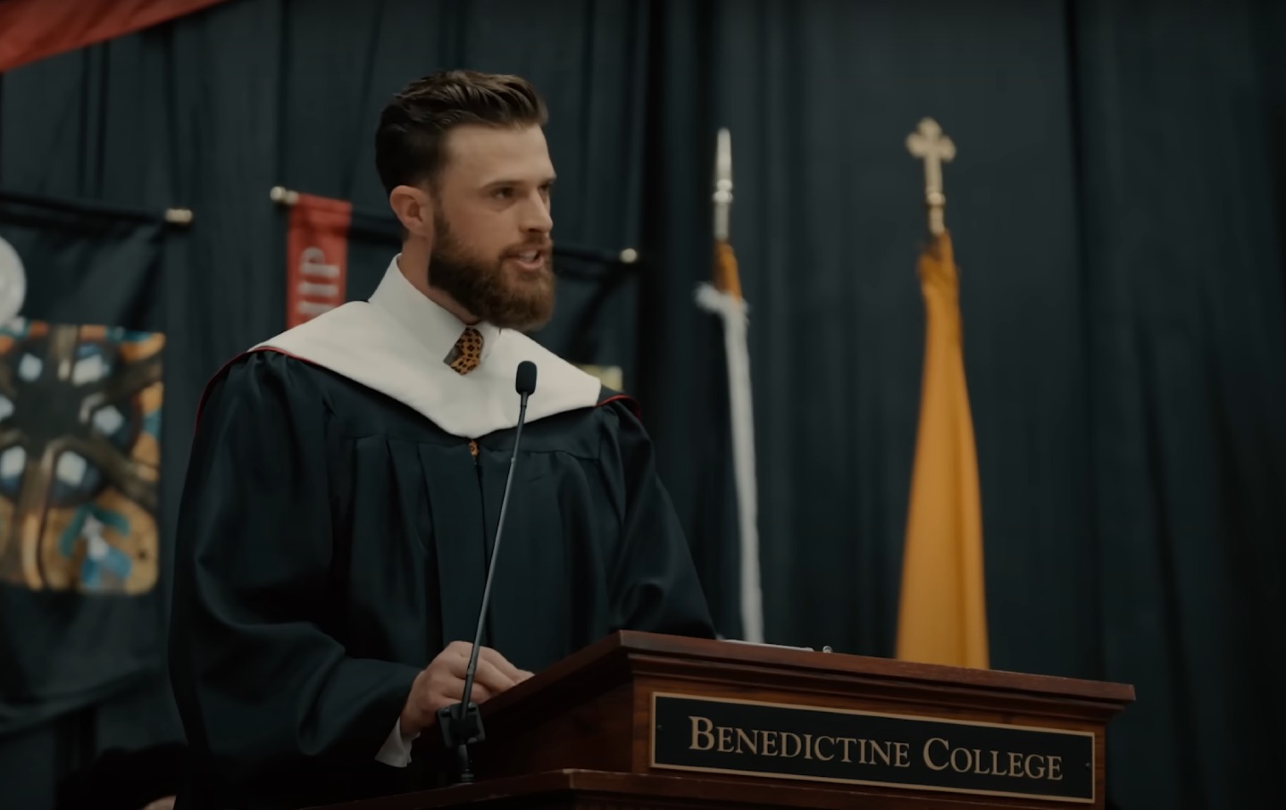 Harrison Butker at commencement