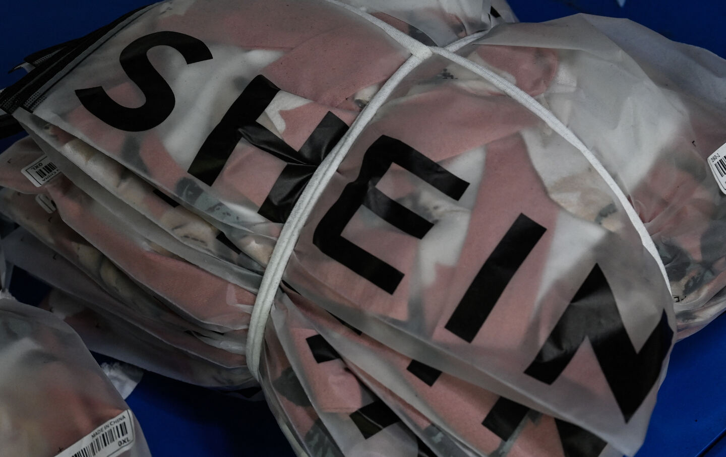 SHEIN product at a garment factory in Guangzhou, in China's southern Guangdong province.