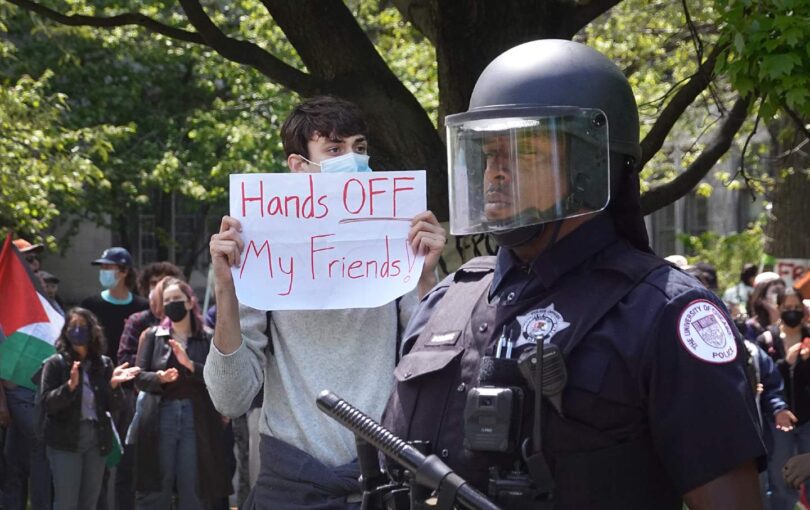 Campus Police Are Among the Armed Heavies Cracking Down on Students ...