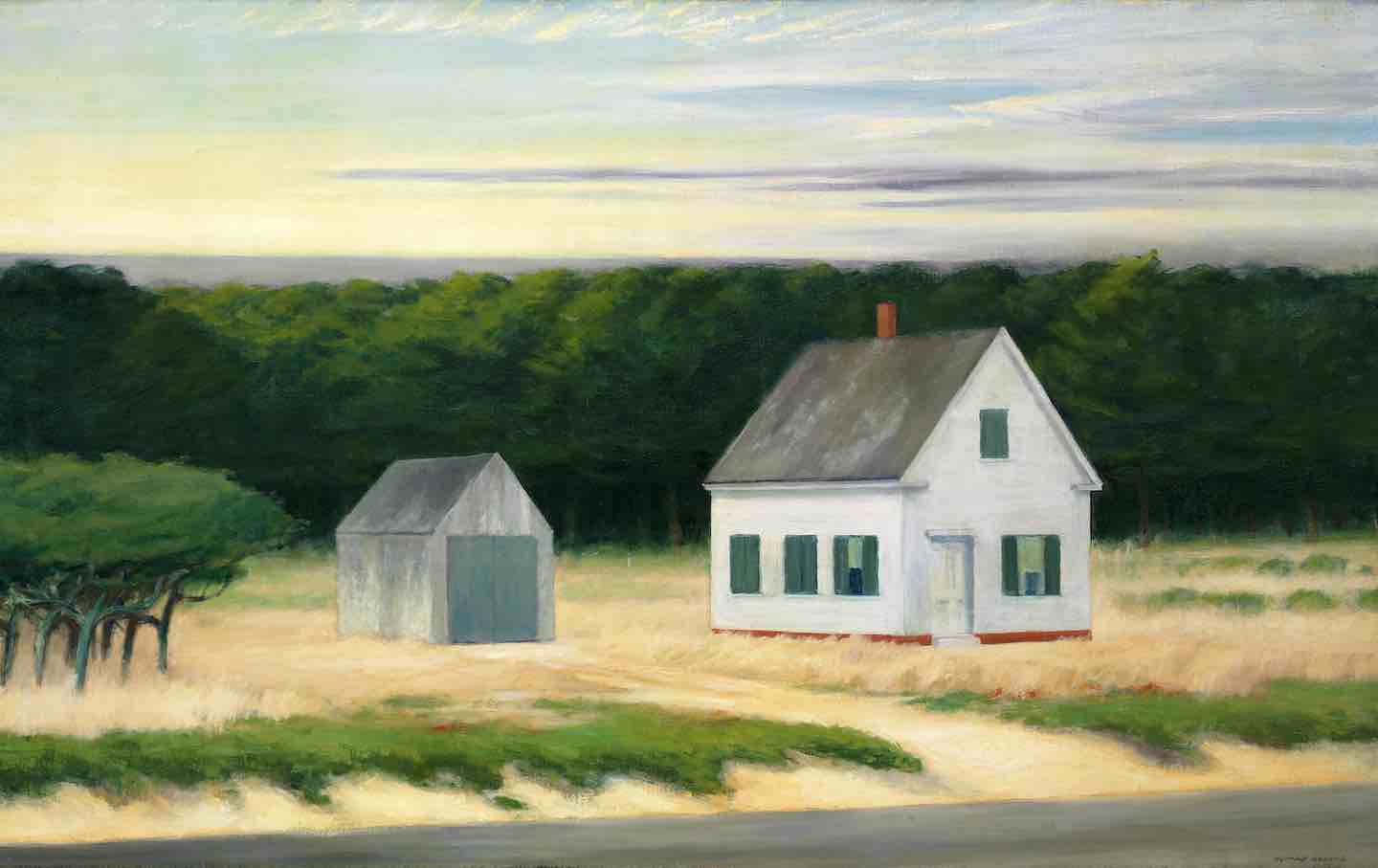 Edward Hopper's “October in Cape Cod,” 1946.